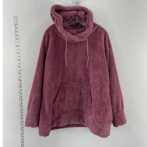 Tē Verde Women's Light Wine Purple Polyester Parka Pullover Hoodie Women Size 1X